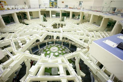 Chambre d’expériences du Laser Megajoule