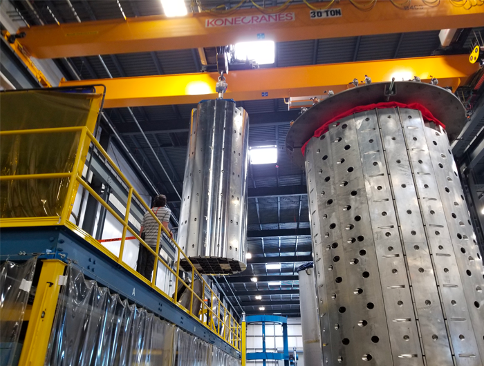 Fabrication d'un canister pour NUHOMS.